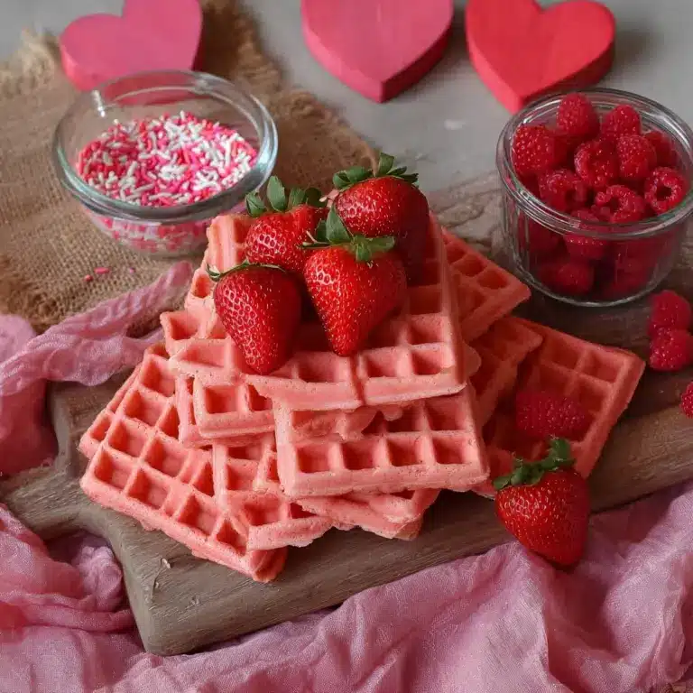 Strawberry Waffles Recipe