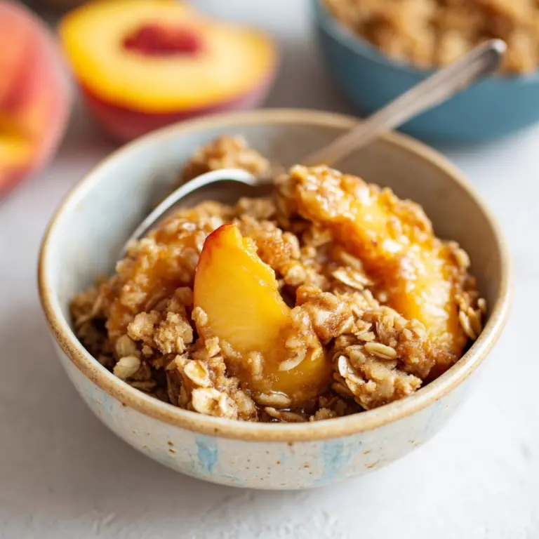 Peach Crisp Recipe