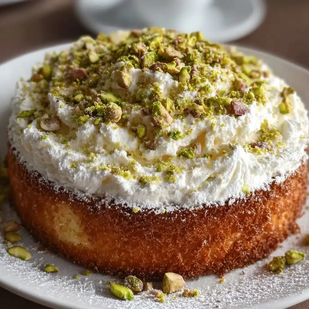 Lemon Pistachio Ricotta Cloud Cake Recipe - Recipe Image
