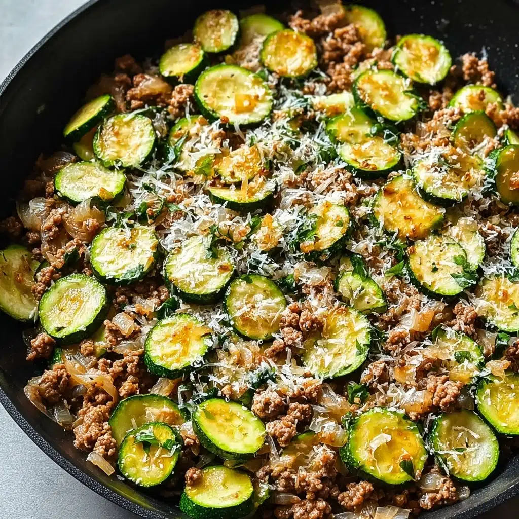 Ground Turkey and Zucchini Skillet Recipe - Recipe Image