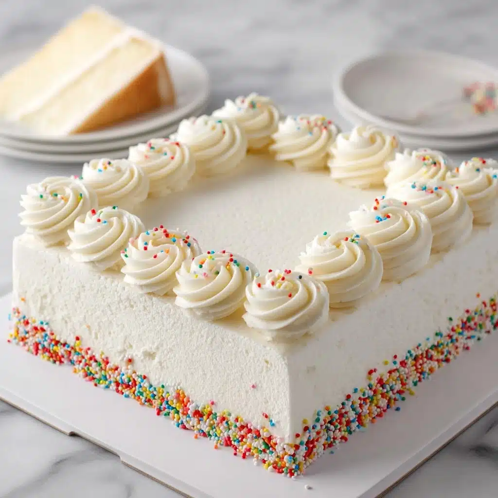White Texas Sheet Cake Recipe