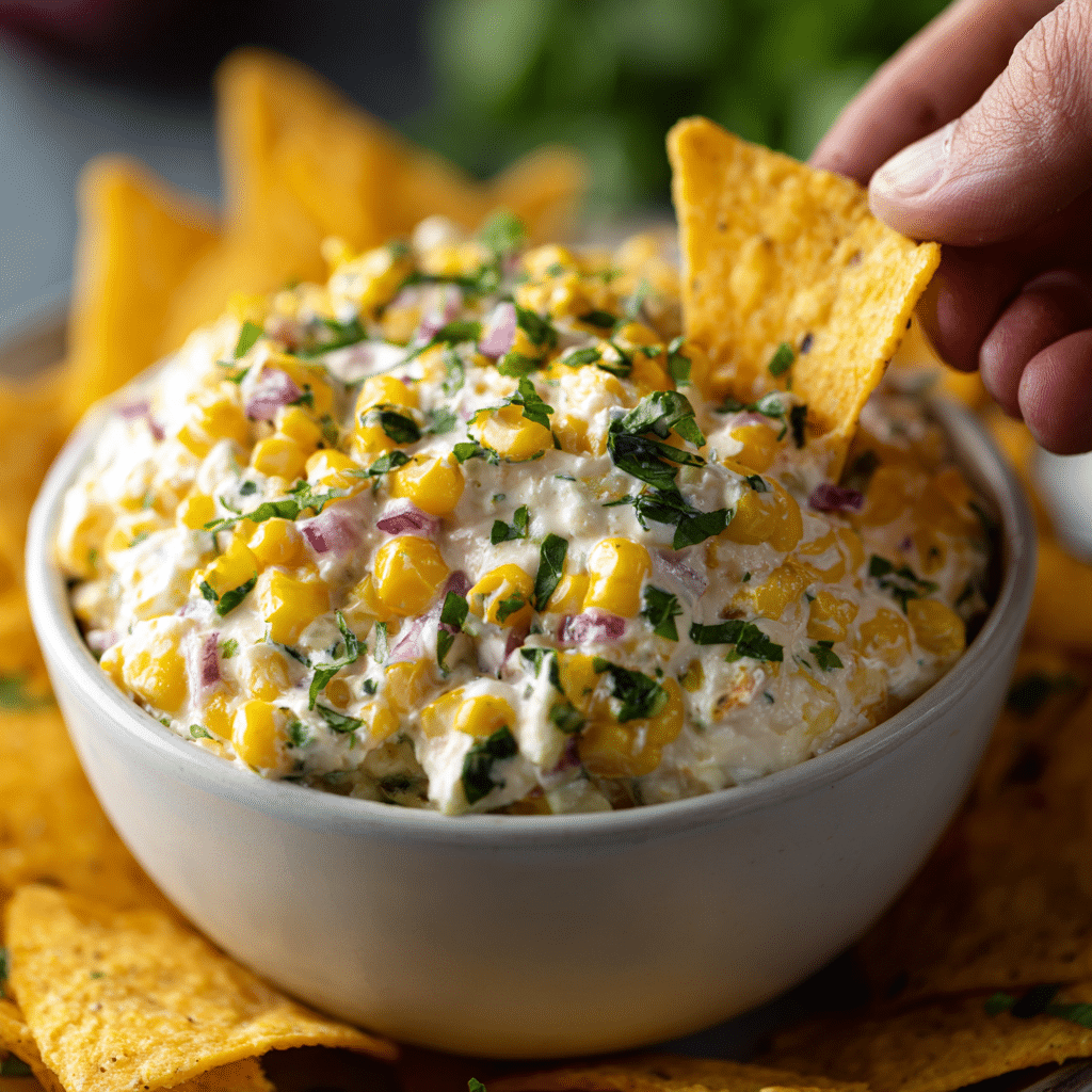 Easy Traditional Corn Dip Recipe - Recipe Image