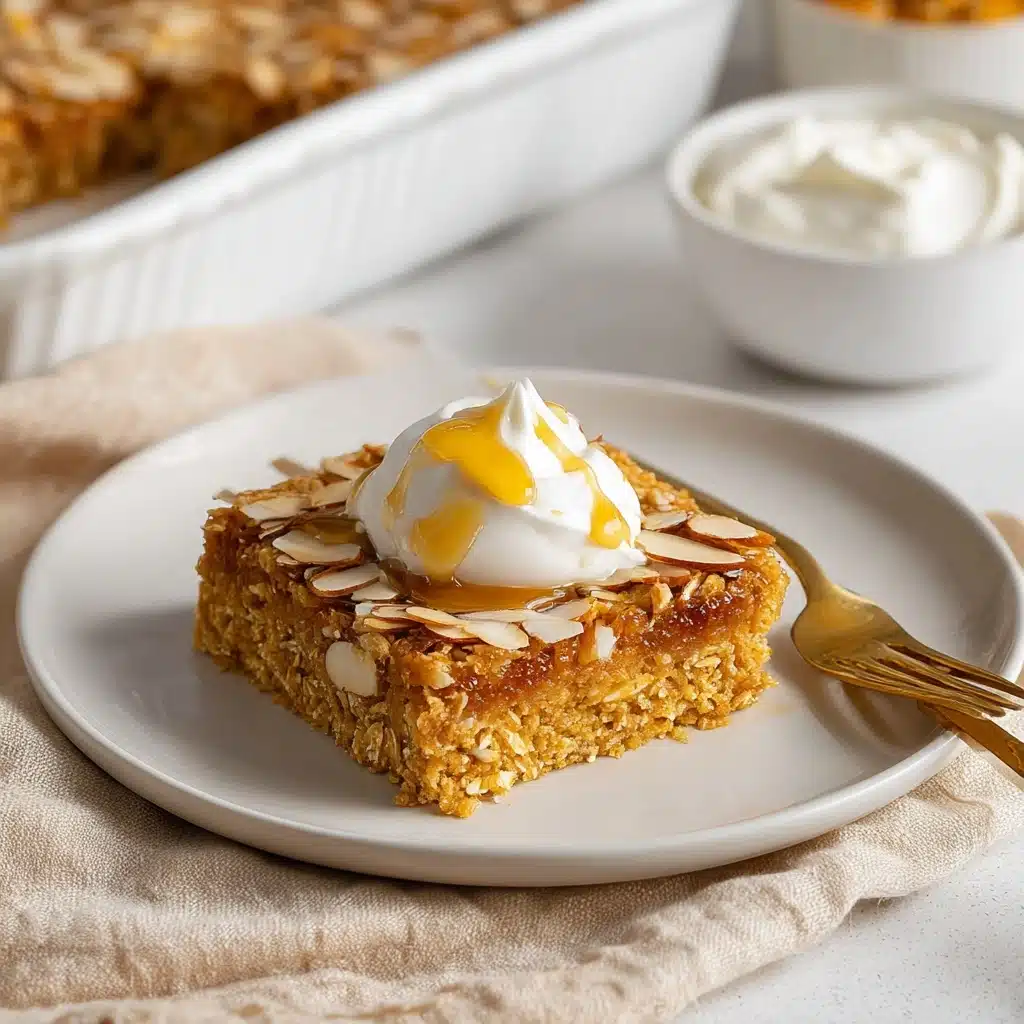 Almond Croissant Baked Oats Recipe - Recipe Image