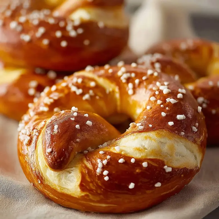 Easy Homemade Soft Pretzels Recipe