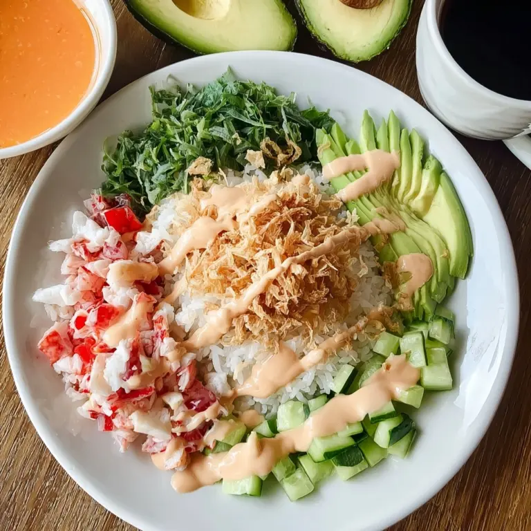Crunch Roll Sushi Bowl Recipe
