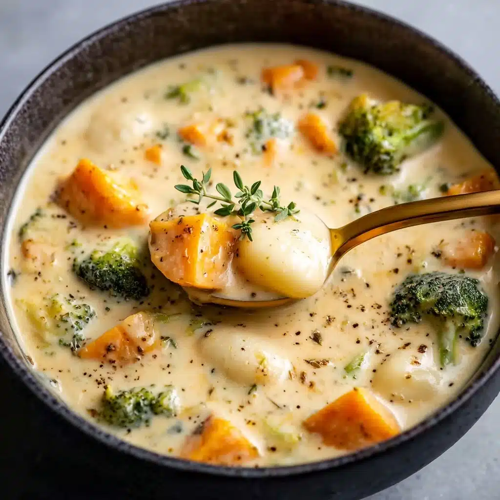 Broccoli Potato Cheese Soup Recipe - Recipe Image