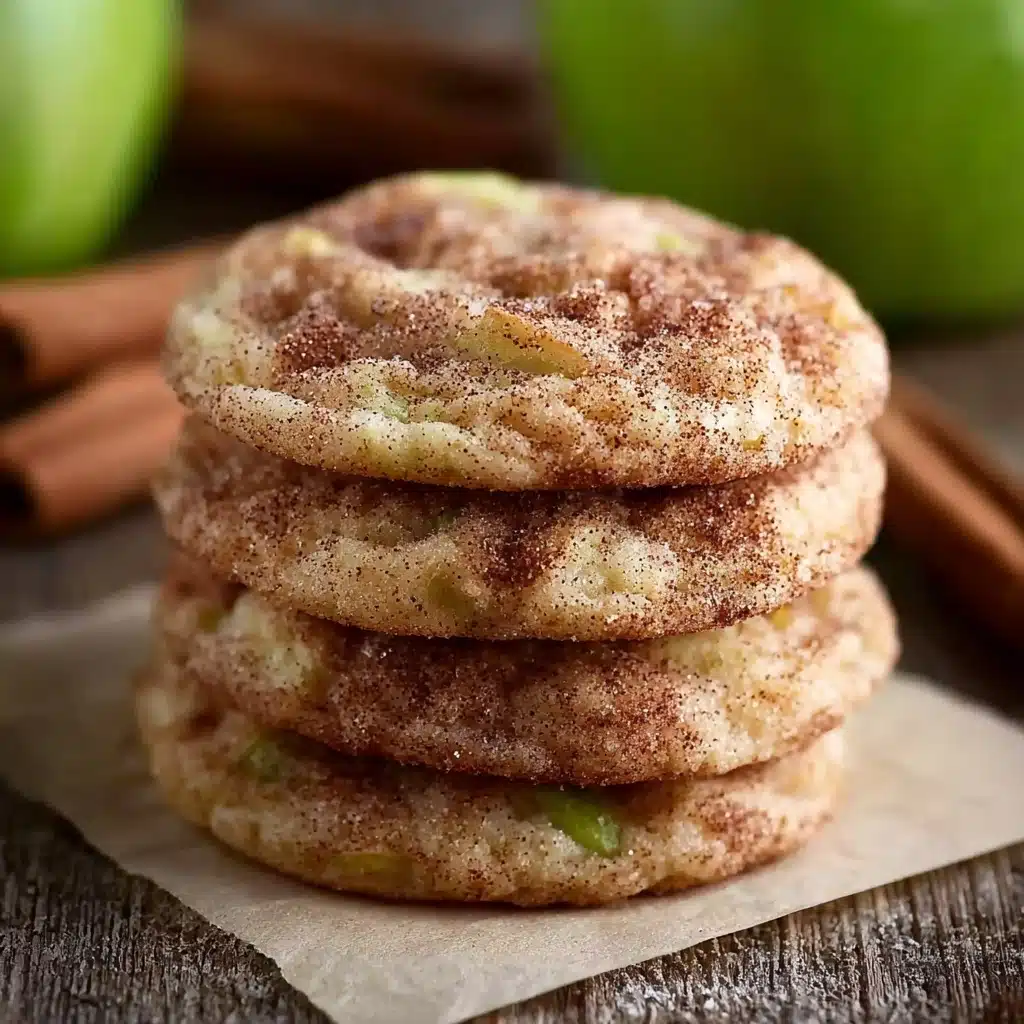 Spiced Apple Cinnamon Snickerdoodle Cookies Recipe