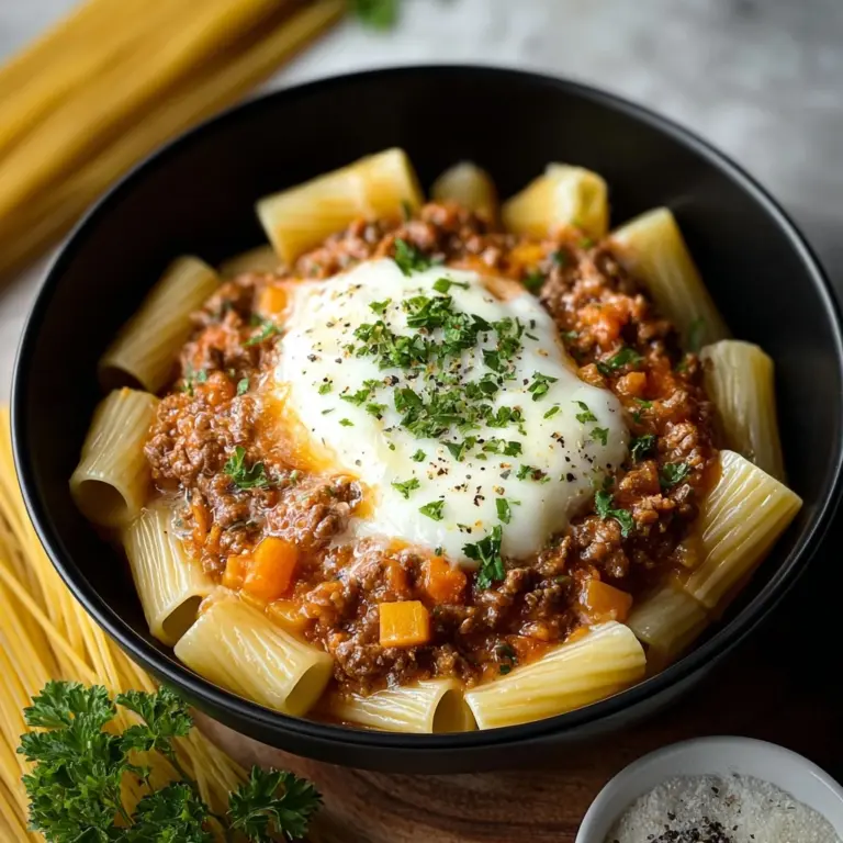 Creamy Rotel Pasta with Ground Beef Recipe