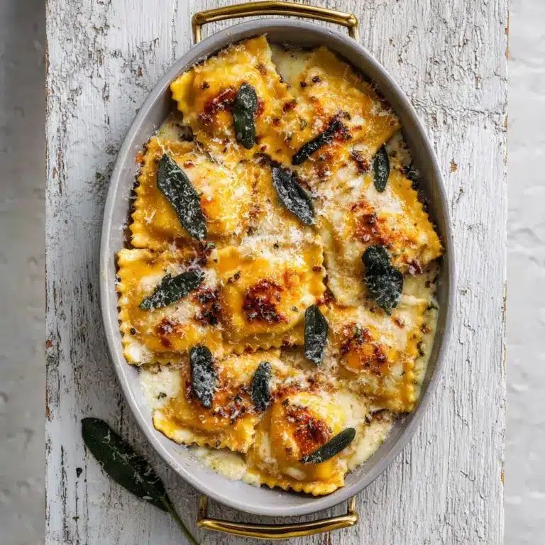 Pumpkin Lasagna Roll Ups with Crispy Sage Recipe