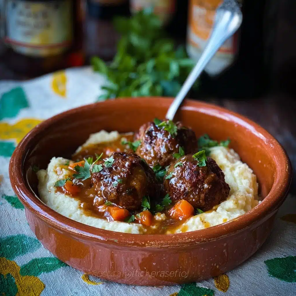 Stuffed Meatballs in Guinness Gravy Recipe
