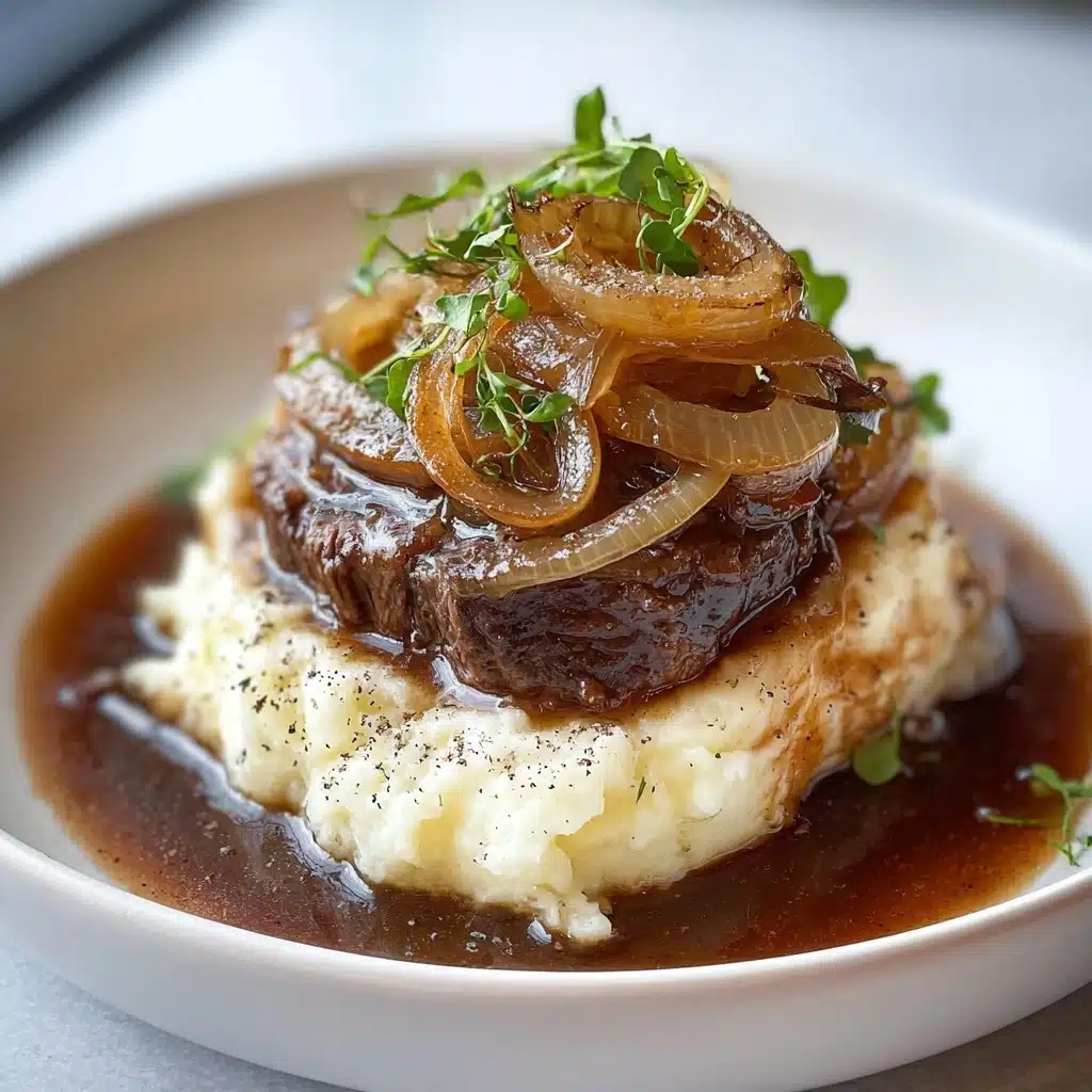 Savory French Onion Pot Roast Recipe - Recipe Image