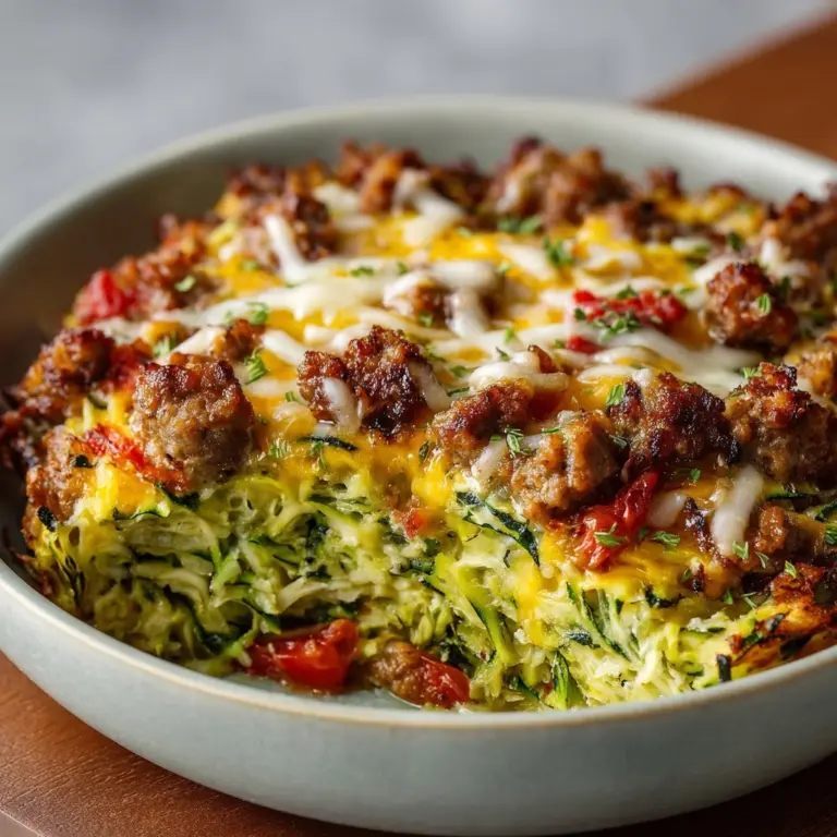 Zucchini Pizza Casserole Recipe