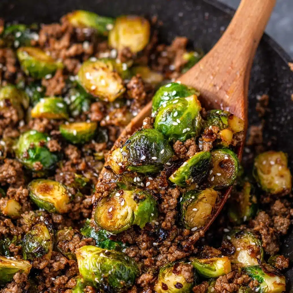 Ground Beef and Brussels Sprouts Recipe - Recipe Image