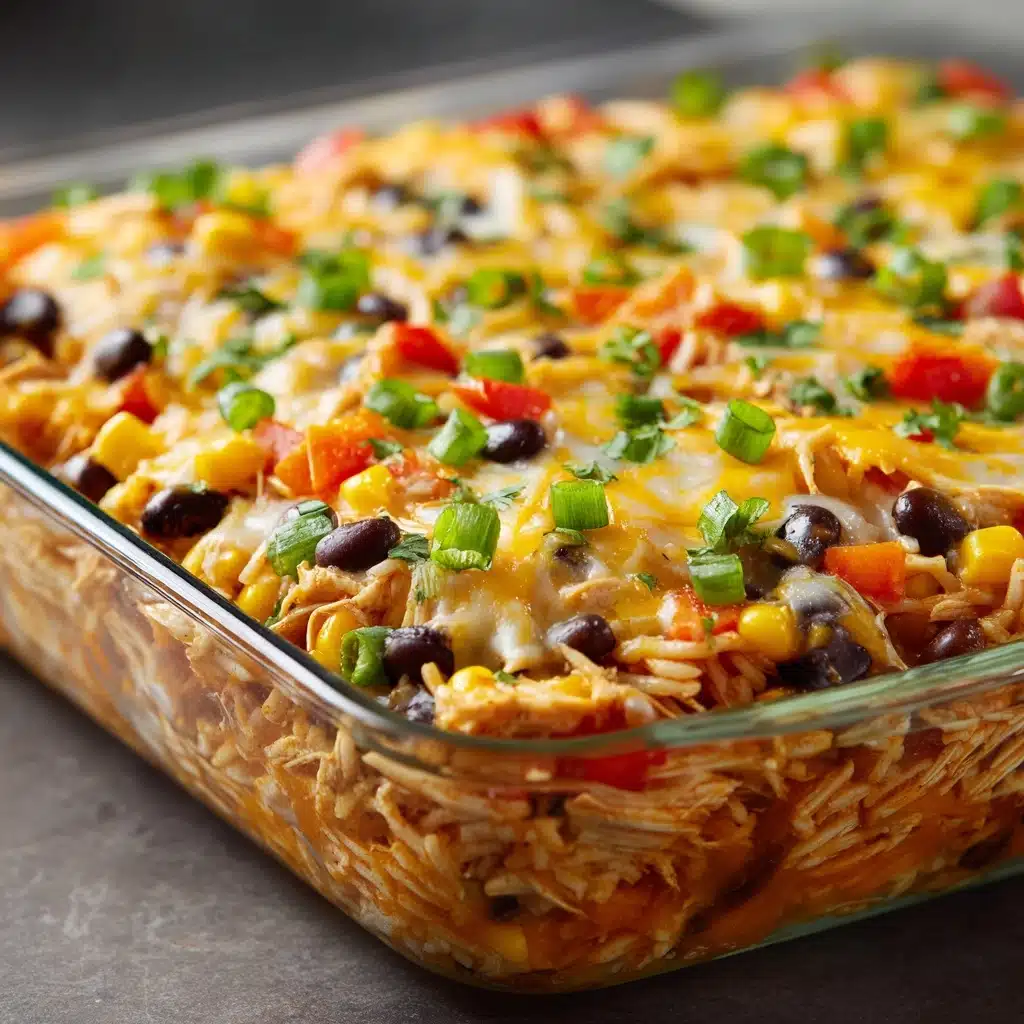 Easy Chicken Burrito Casserole Recipe