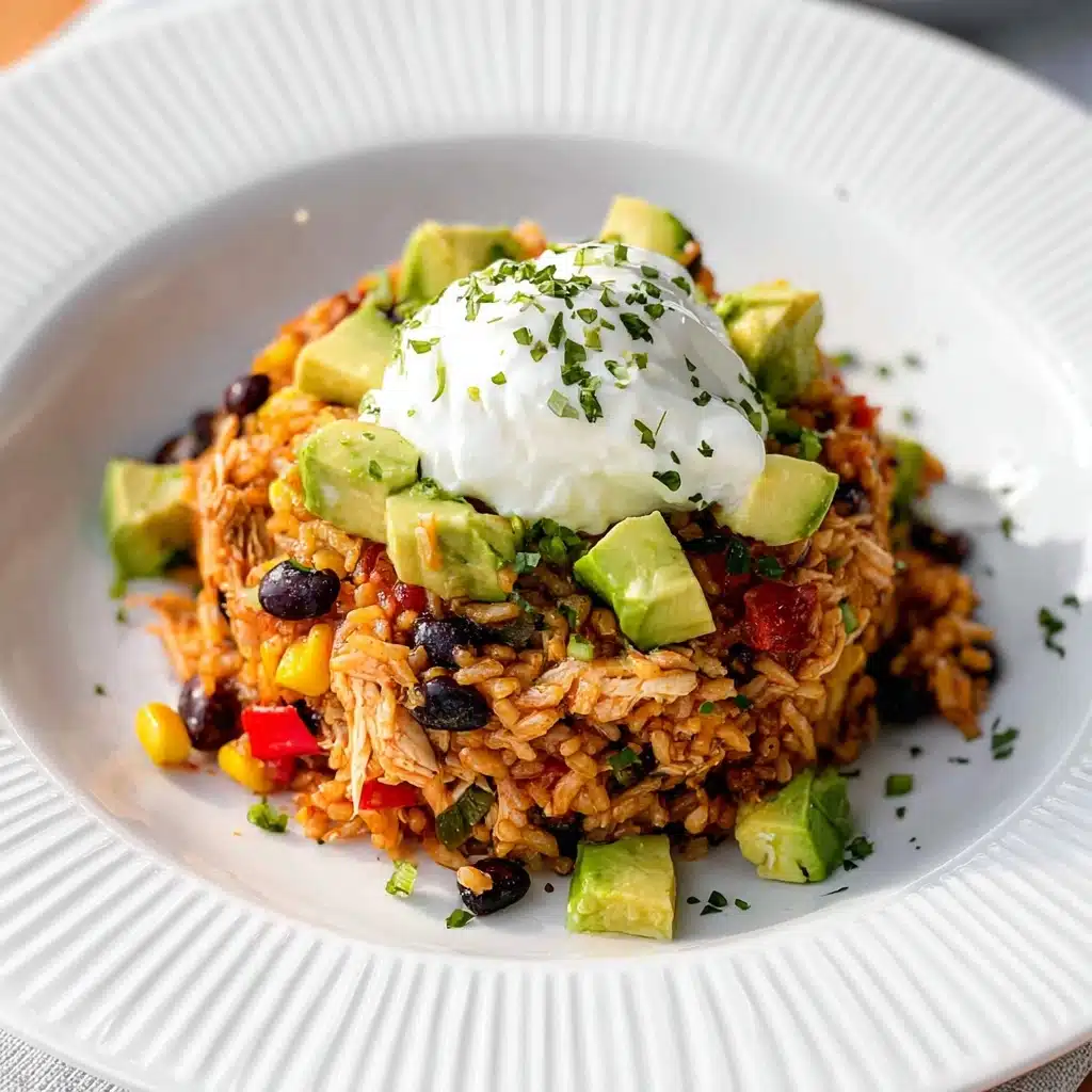 Easy Chicken Burrito Casserole Recipe - Recipe Image
