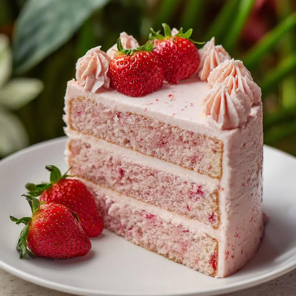 Homemade Strawberry Cake Recipe