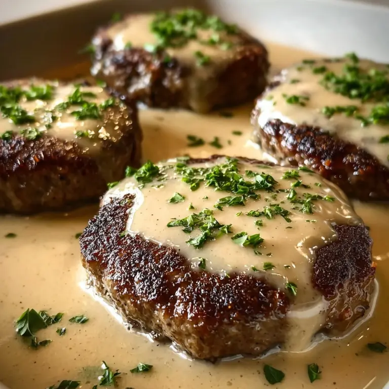 Amish Hamburger Steak Bake Recipe