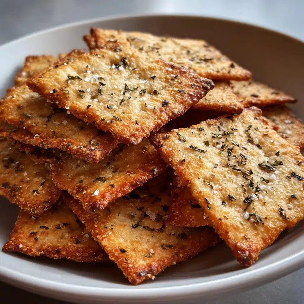 Crispy 5-Ingredient Almond Flour Crackers Everyone Craves Recipe