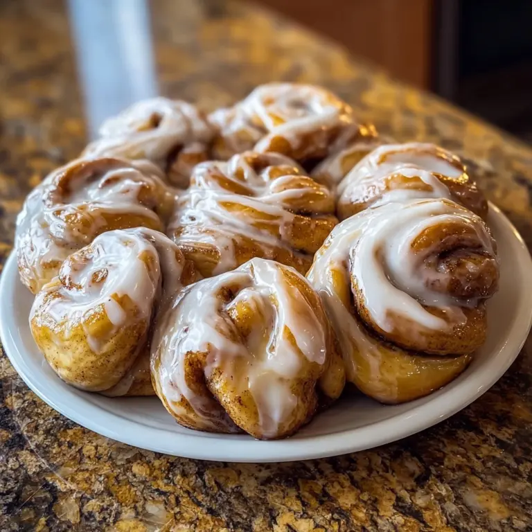 Cinnamon Knots with Coffee Icing Recipe