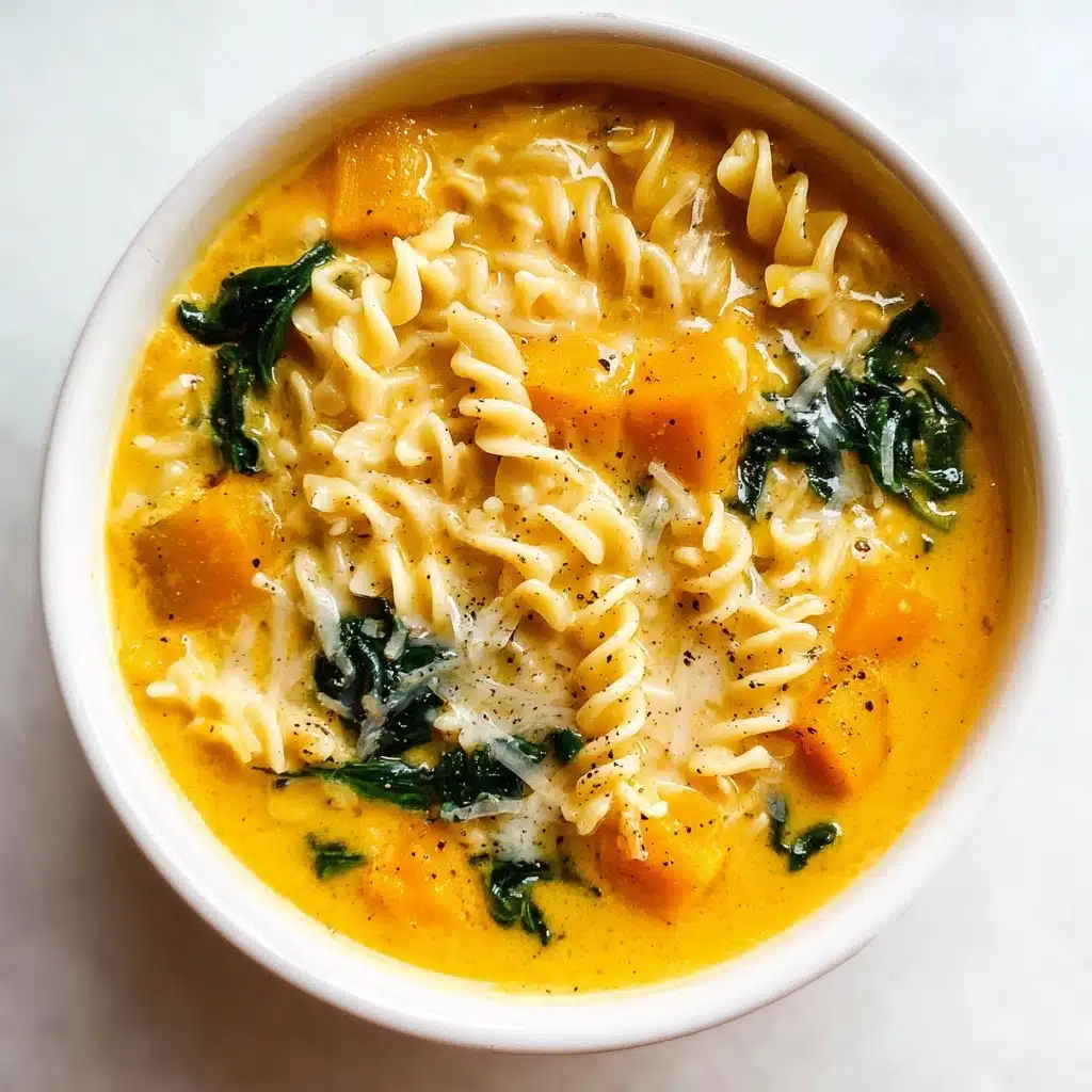 Butternut Squash Lasagna Soup with Kale & Mozzarella Recipe