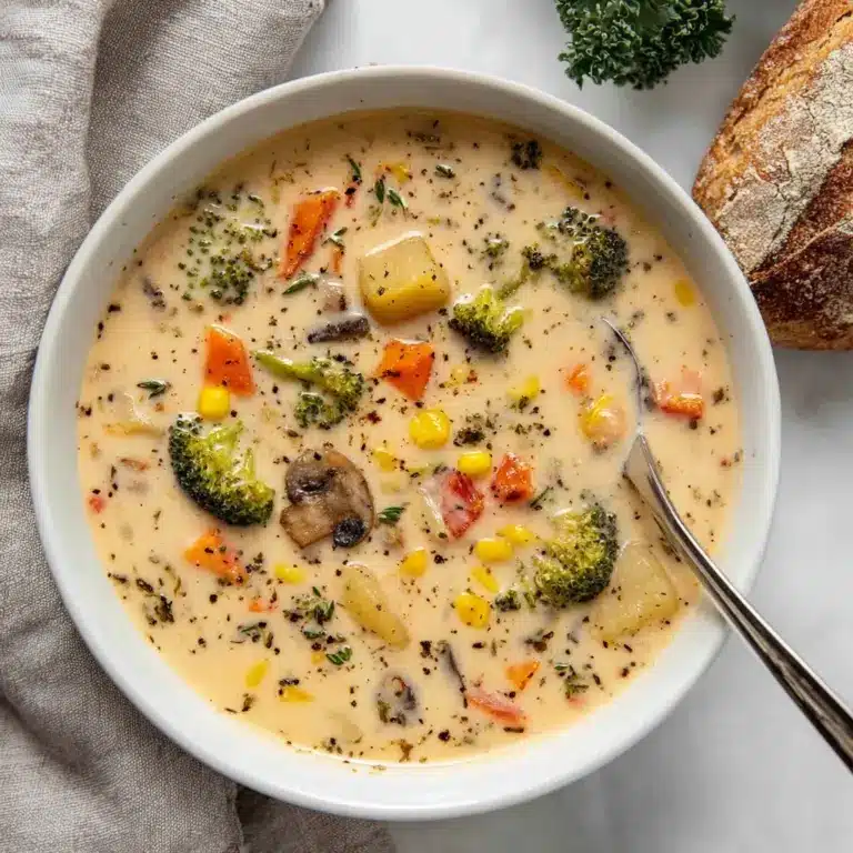 Creamy Vegetable Soup Recipe