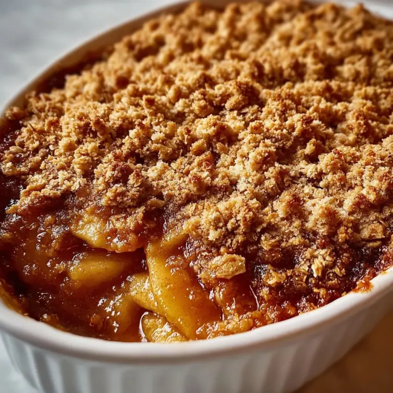Pioneer Woman Apple Crisp: 6-Ingredient Bliss You Crave Recipe