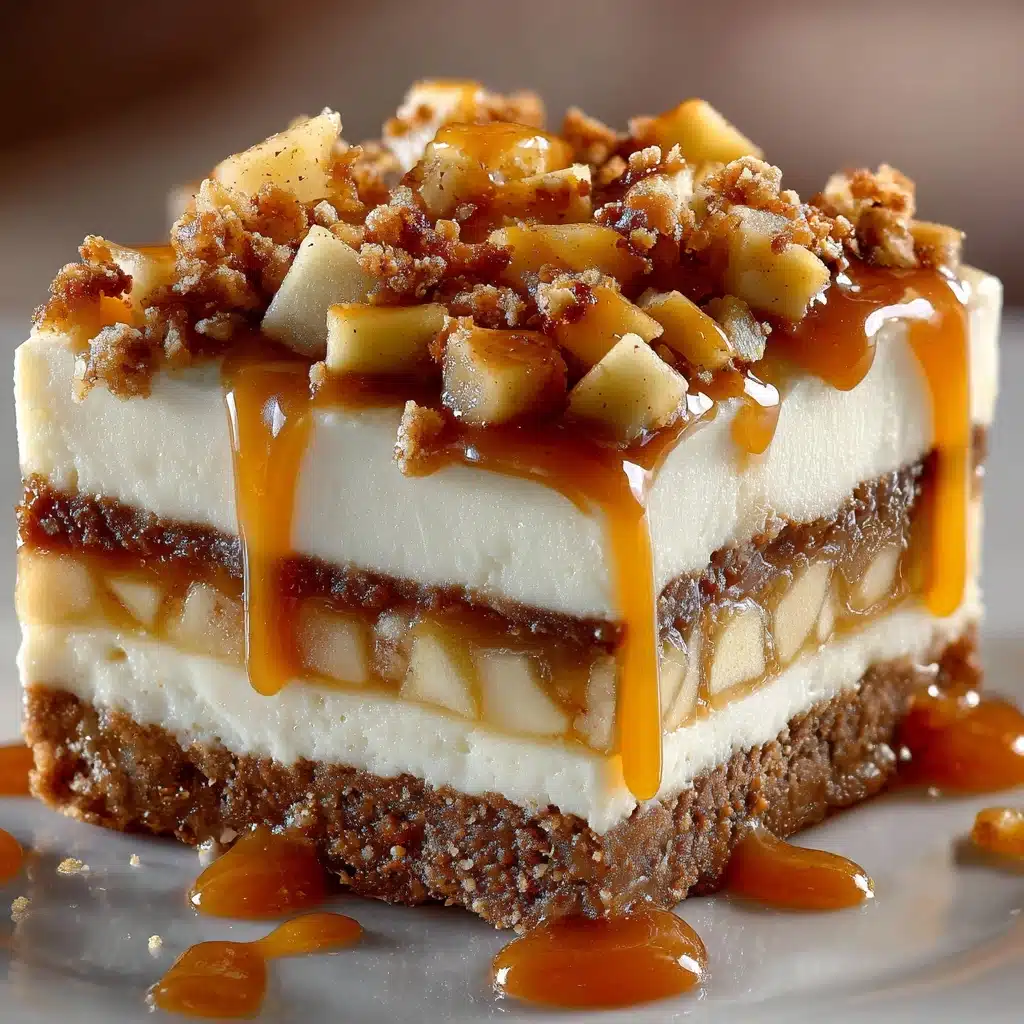Caramel Apple Cheesecake Bars Recipe