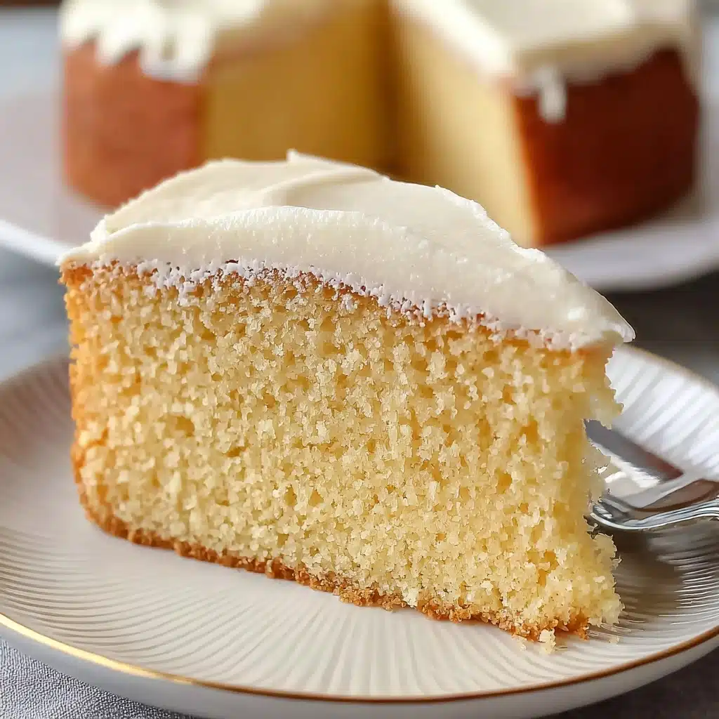 Moist Homemade Vanilla Cake Recipe