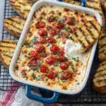 Tomato Mozzarella Caprese Dip Recipe