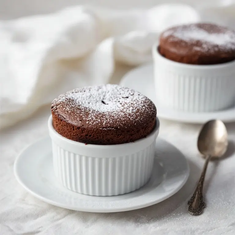 Chocolate Soufflé {low-fat} Recipe