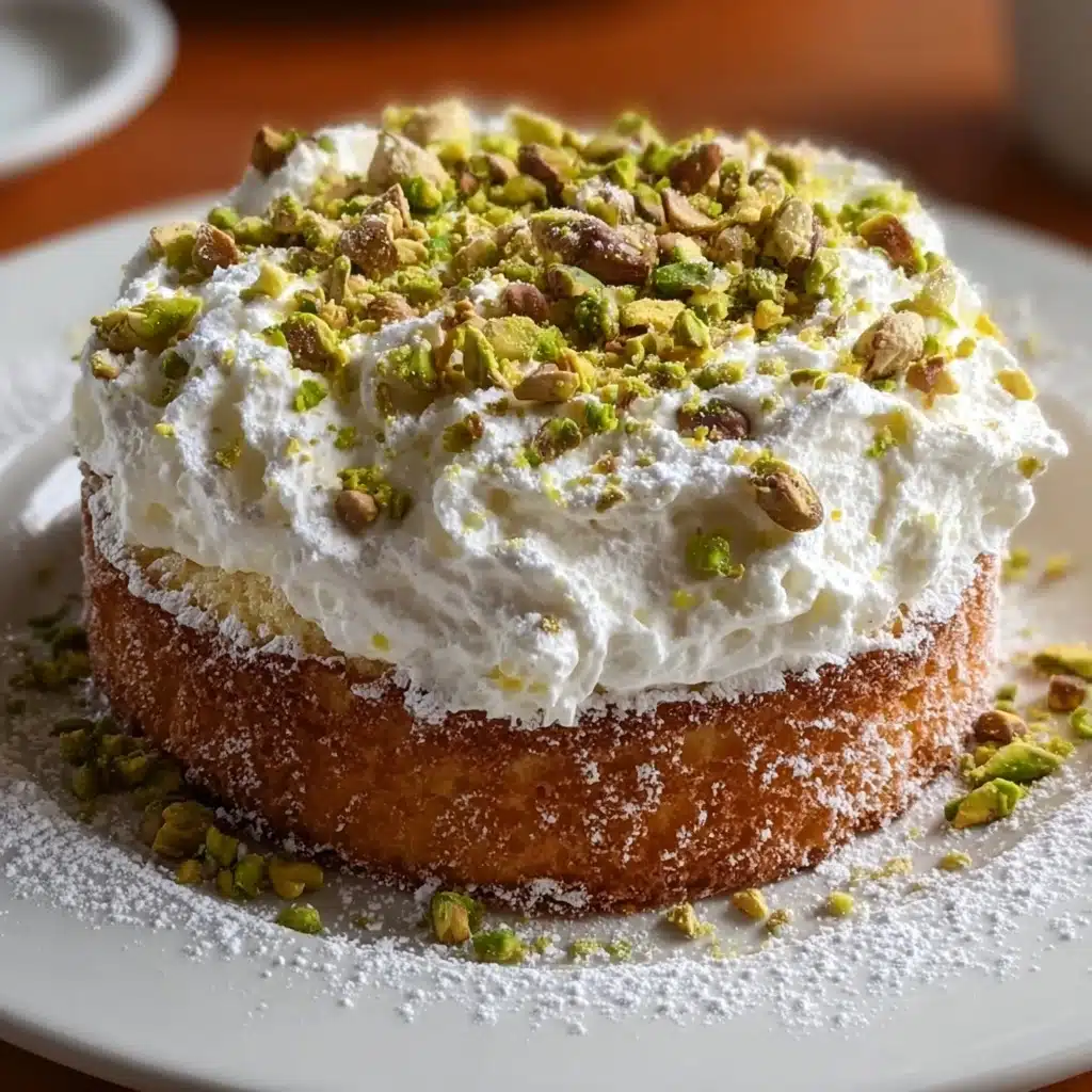 Lemon Pistachio Ricotta Cloud Cake Recipe
