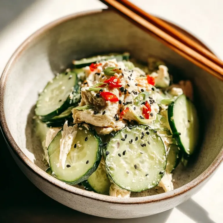 Easy California Roll Cucumber Salad Recipe