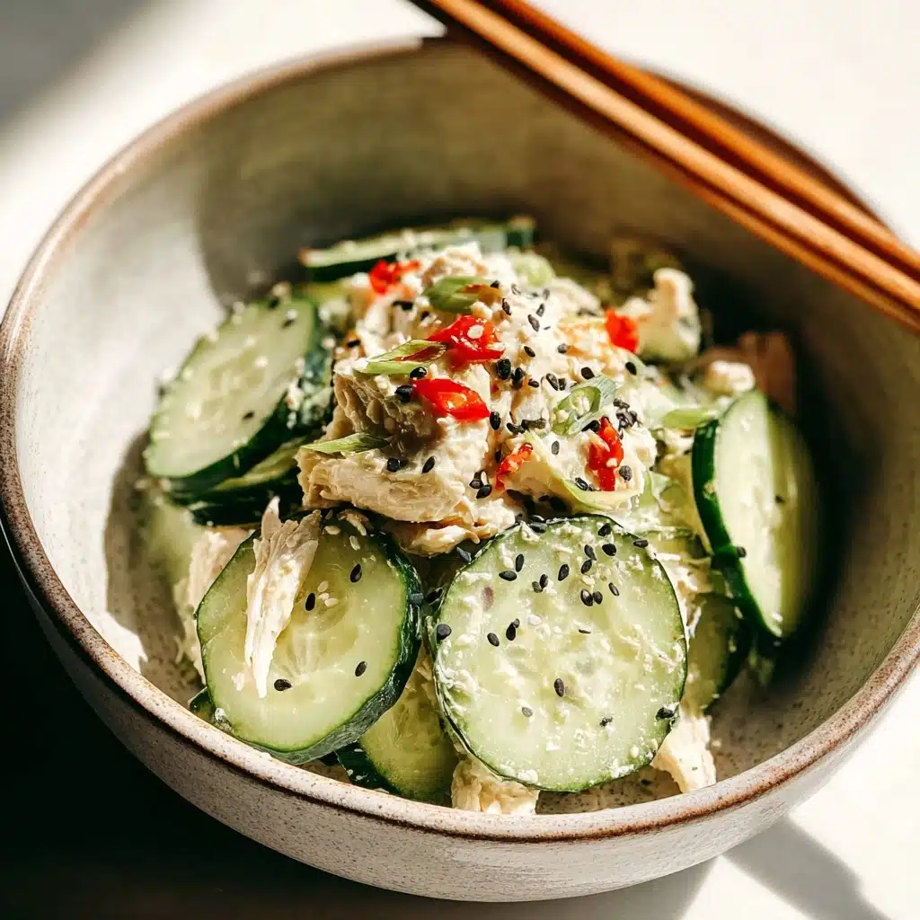 Easy California Roll Cucumber Salad Recipe