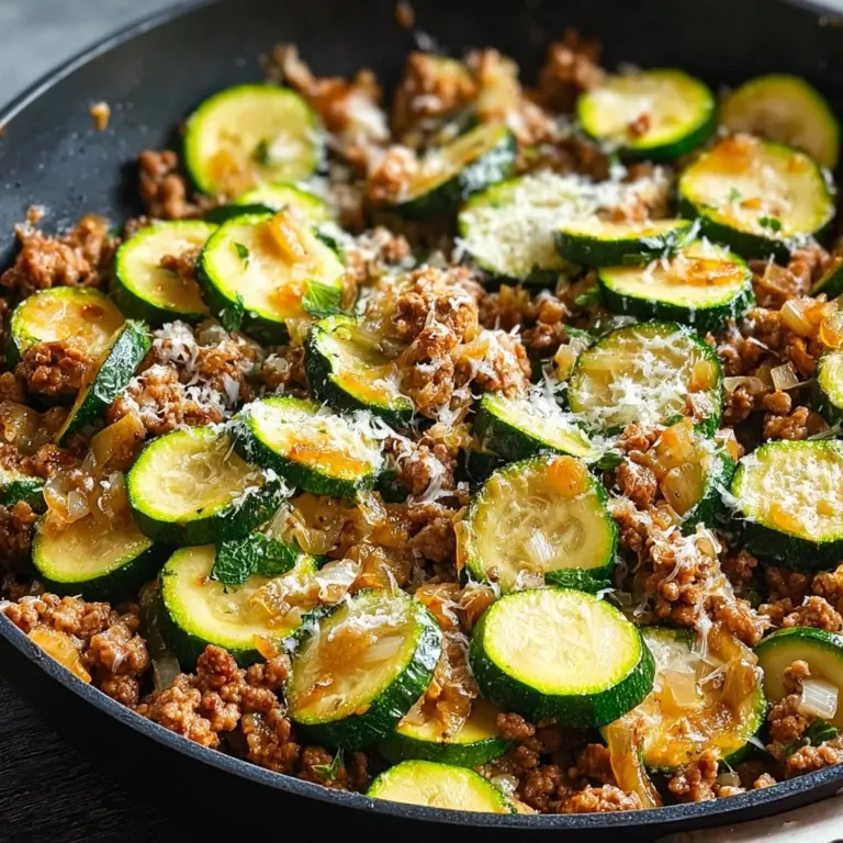 Ground Turkey and Zucchini Skillet Recipe