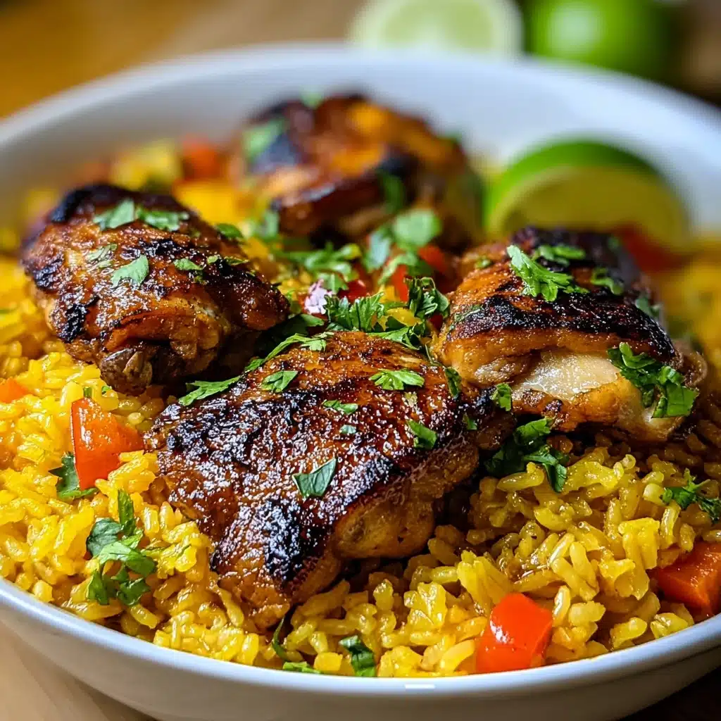 Caribbean Chicken and Rice Recipe - Recipe Image