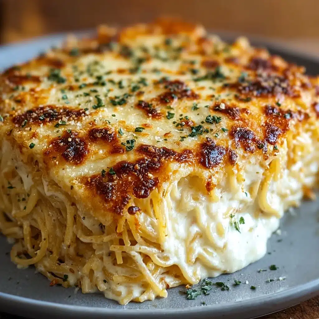 Baked Cream Cheese Spaghetti Casserole Recipe