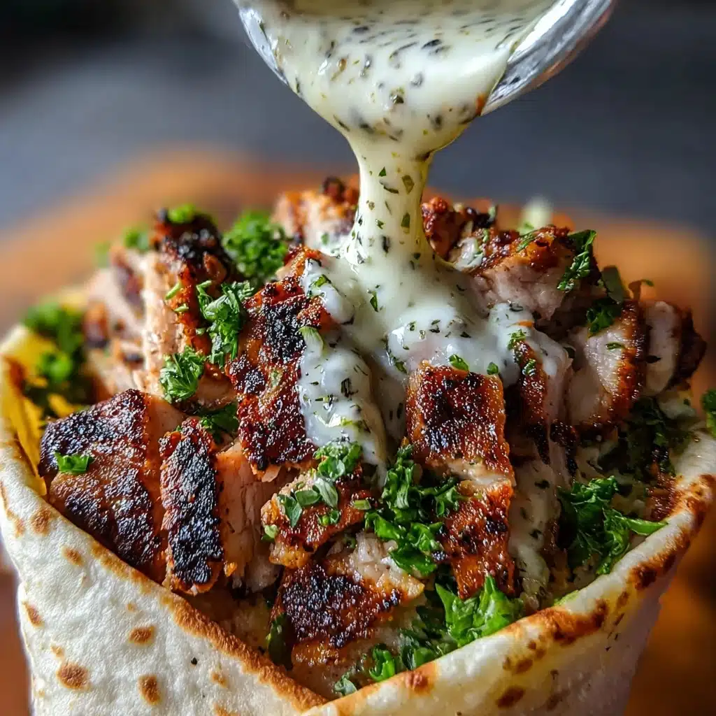 Chicken Shawarma with Garlic Sauce Recipe - Recipe Image