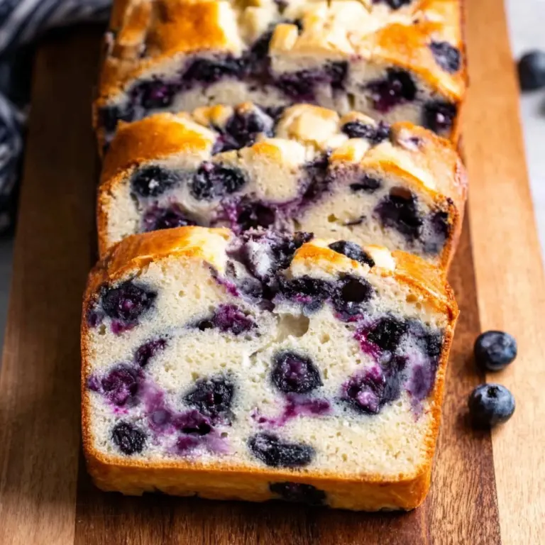 Lemon Blueberry Bread Recipe