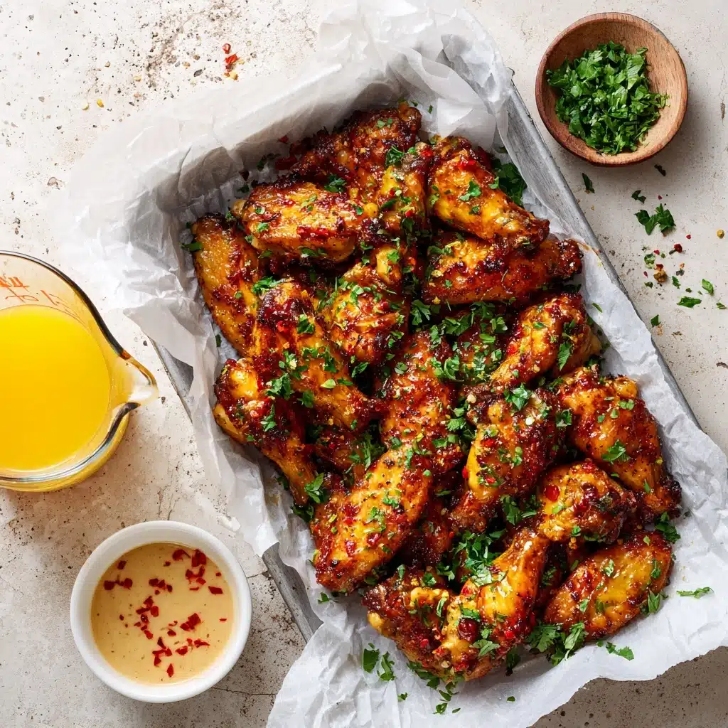 Hot Honey Florida Orange Juice Chicken Wings Recipe