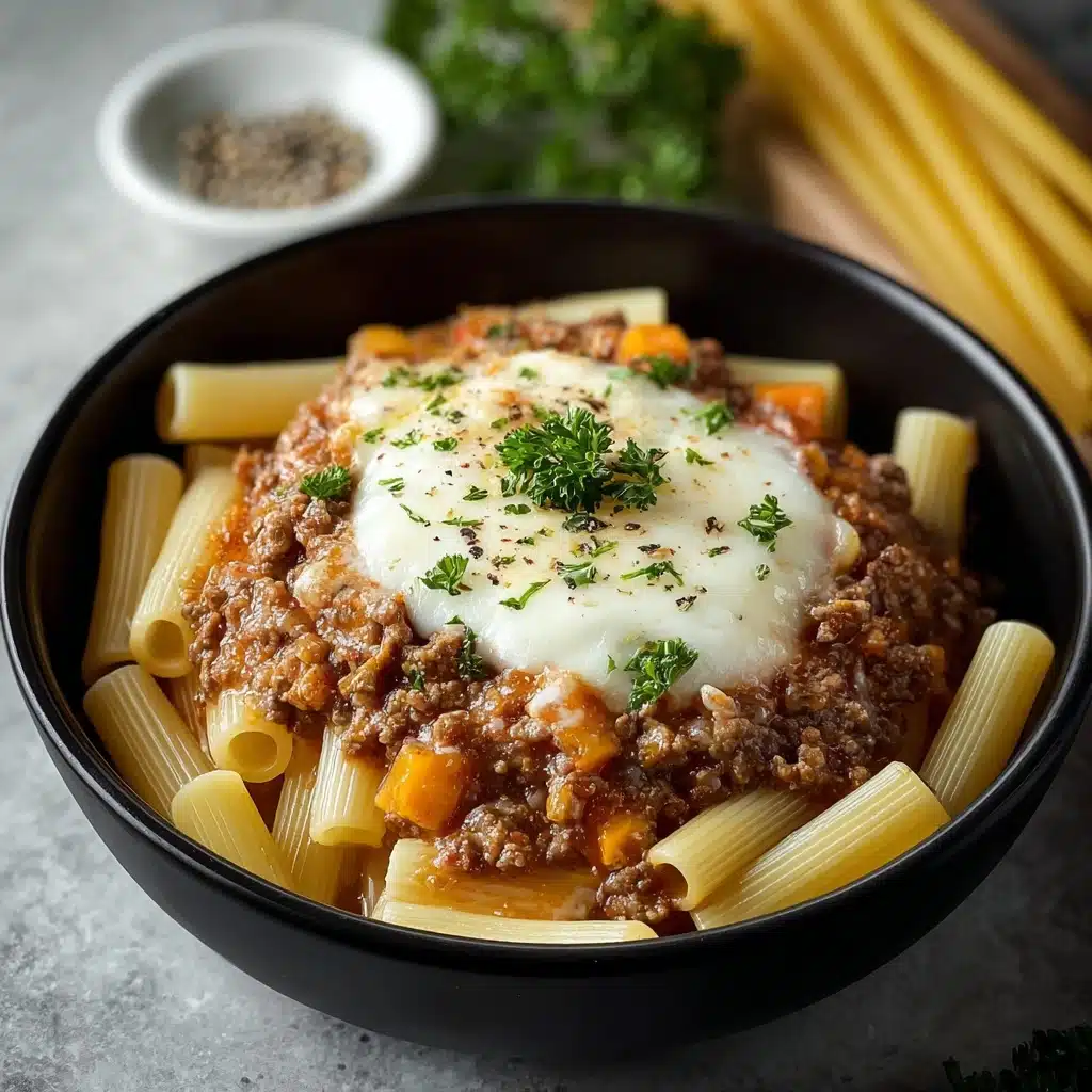 Creamy Rotel Pasta with Ground Beef Recipe - Recipe Image