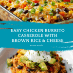 Easy Chicken Burrito Casserole Recipe