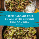 Greek Cabbage Roll Bowls Recipe