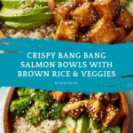 Crispy Bang Bang Salmon Bites Bowls Recipe