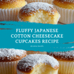 Fluffy Japanese Cotton Cheesecake Cupcakes You Must Try! Recipe
