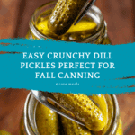Easy Crunchy Dill Pickle Recipe for Canning Recipe