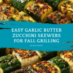 Garlic Butter Zucchini Skewers Recipe