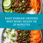 Quick & Easy Korean Ground Beef Bowl – Better Than Takeout! Recipe