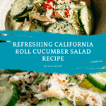 Easy California Roll Cucumber Salad Recipe