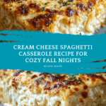 Baked Cream Cheese Spaghetti Casserole Recipe