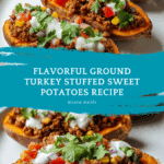 Ground Turkey Stuffed Sweet Potatoes Recipe